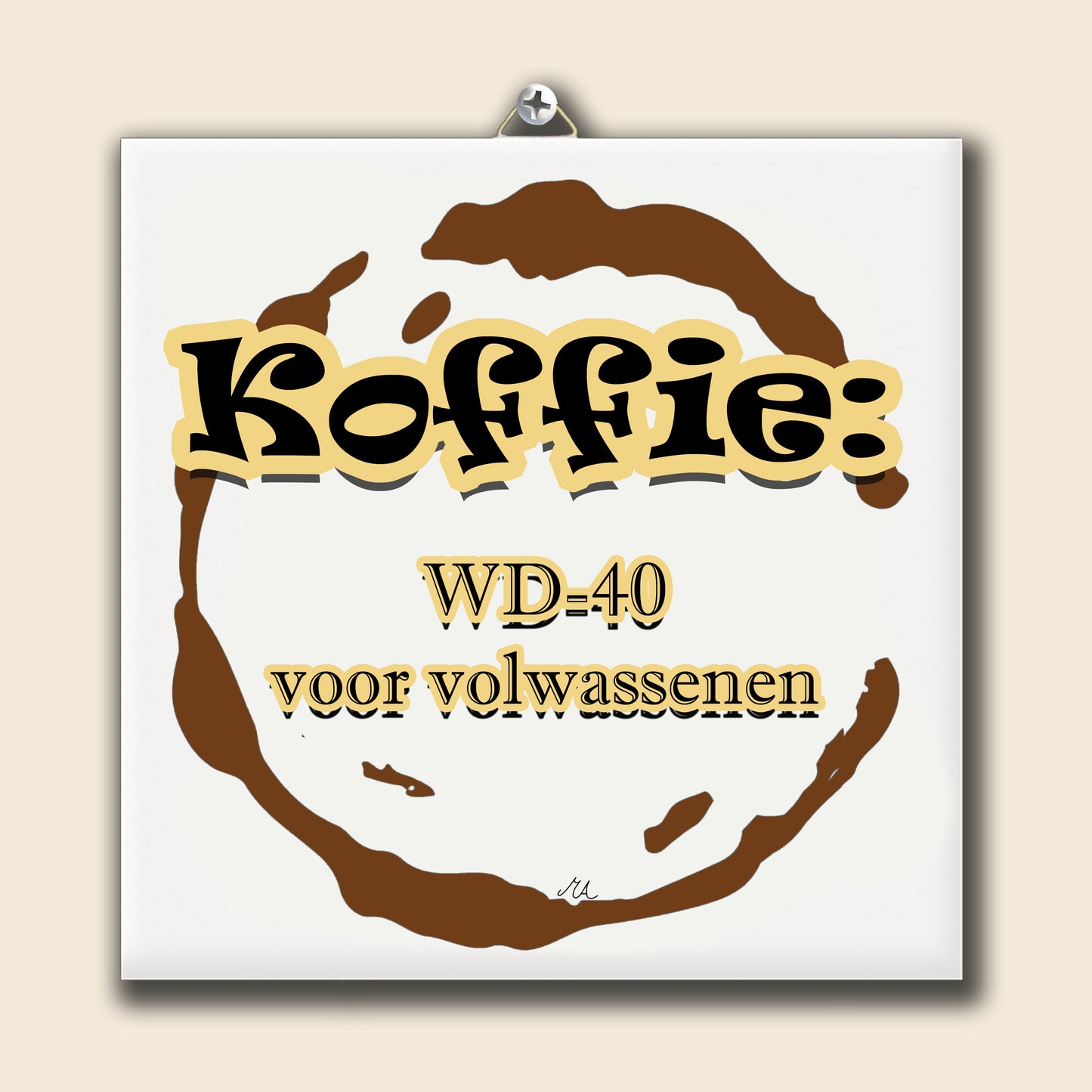 Tegeltje Koffie: WD-40 voor volwassenen