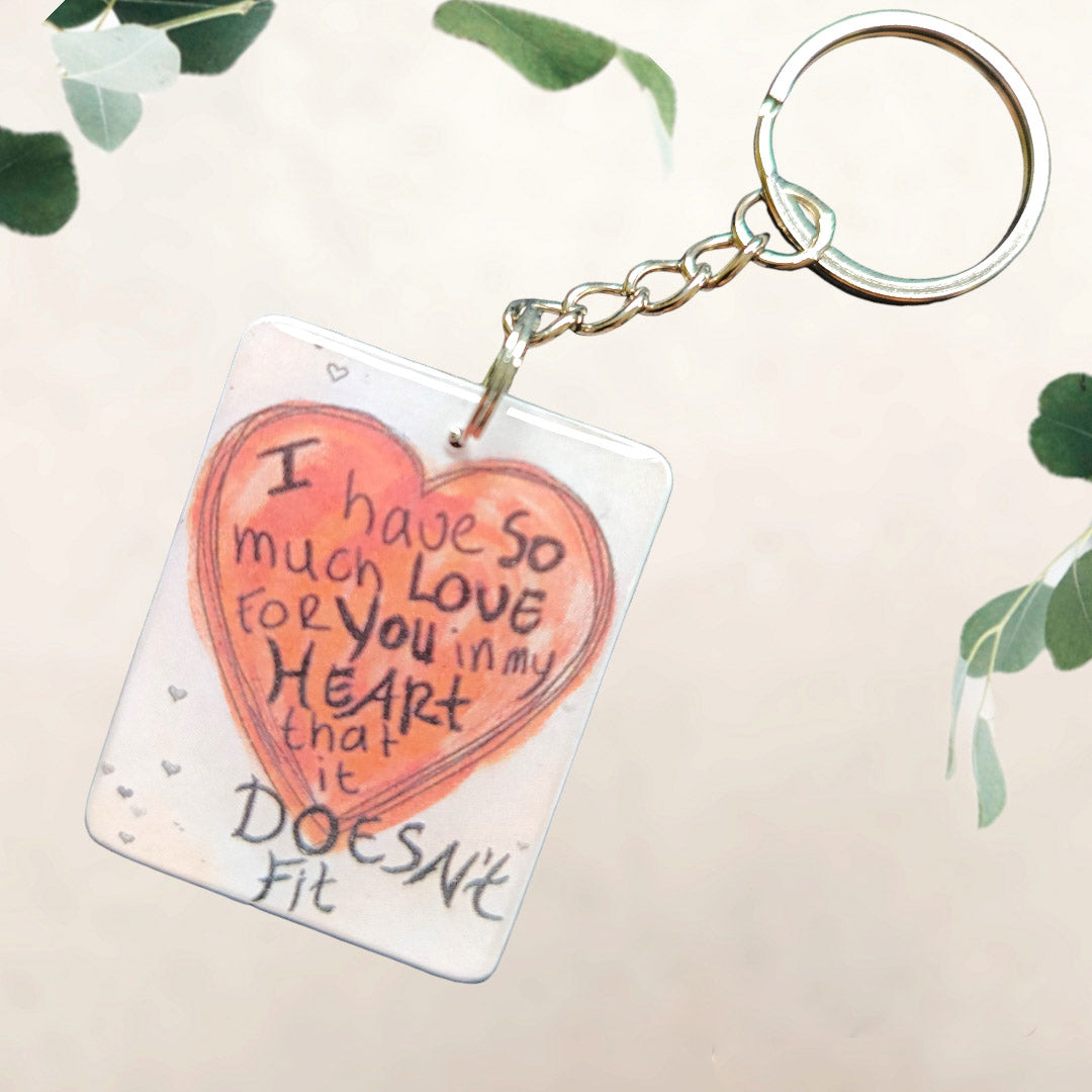 Sleutelhanger "So much love"