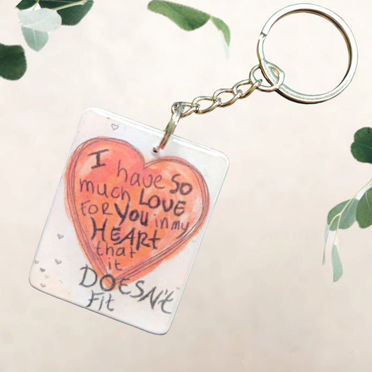 Sleutelhanger "So much love"