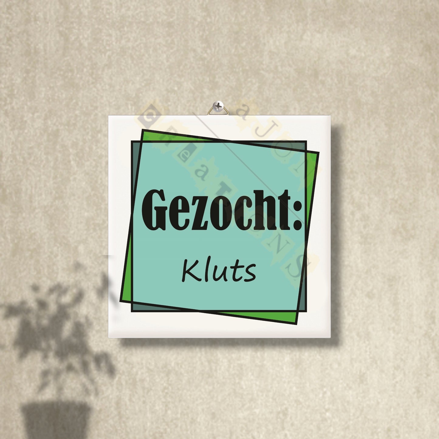 Tegeltje Gezocht: Kluts