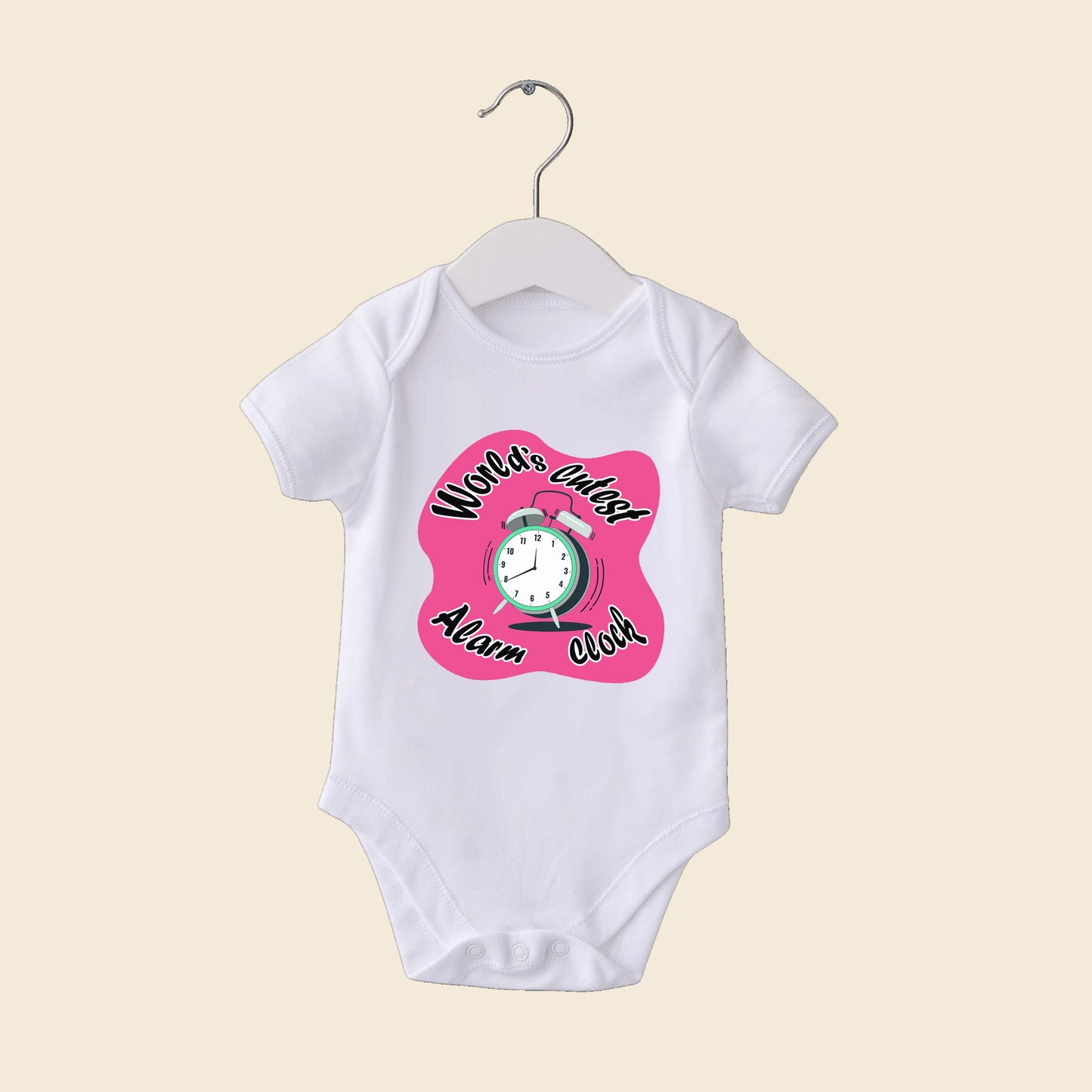 Rompertje World's Cutest Alarmclock Roze