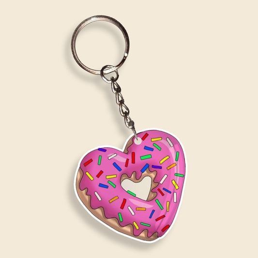 Sleutelhanger Donut Heart