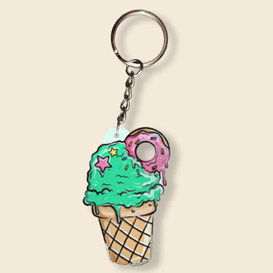 Sleutelhanger Icecream Donut