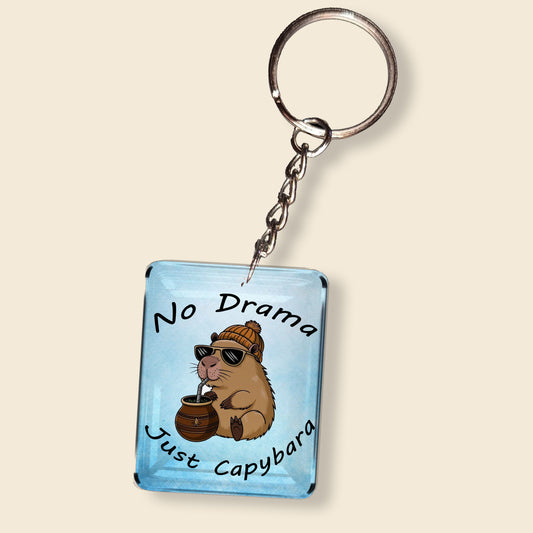Sleutelhanger No Drama Just Capybara