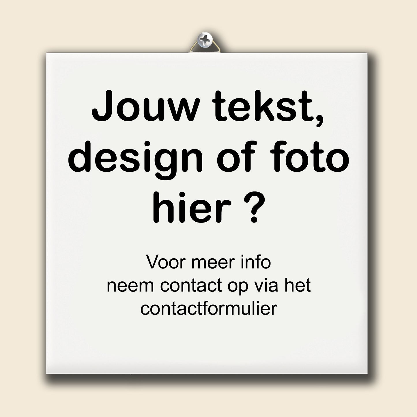 Gepersonaliseerd geboorte tegeltje