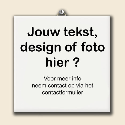 Gepersonaliseerd herinneringstegeltje