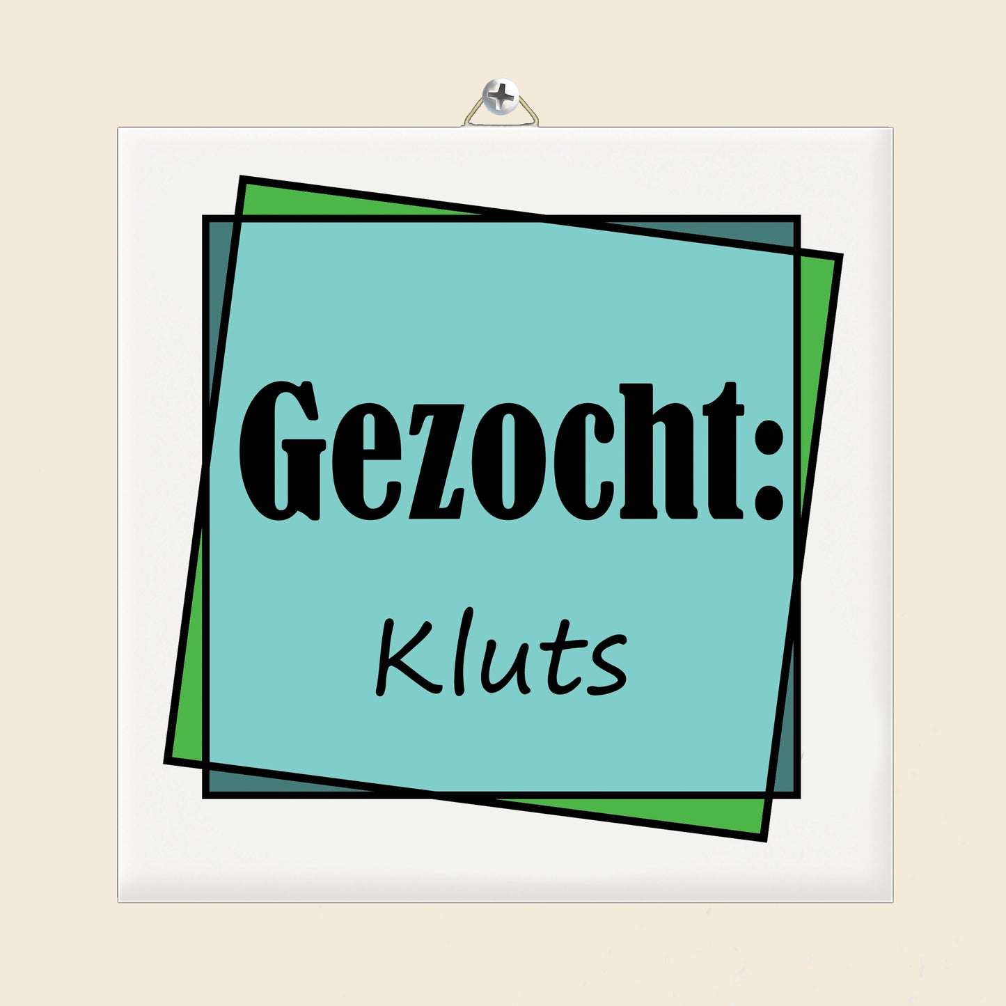 Tegeltje Gezocht: Kluts
