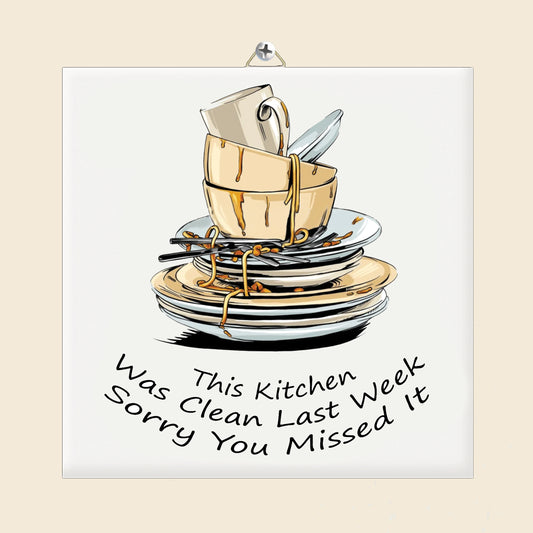 Tegeltje This Kitchen Was Clean